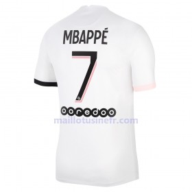 Maillot de Foot Paris Saint-Germain Kylian Mbappé 7 Extérieur 2021-22